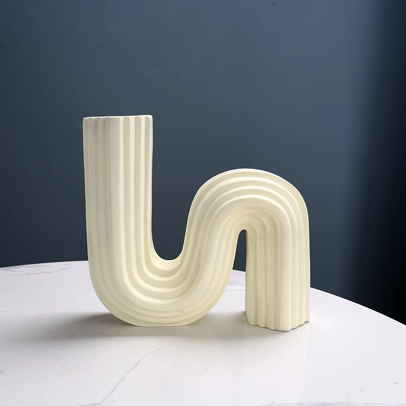 

Современные декоративные вазы Ikebana, минималистичный дизайн в скандинавском стиле, ваза для интерьера стола, сухая трава, дизайнерские жароны, украшение для дома