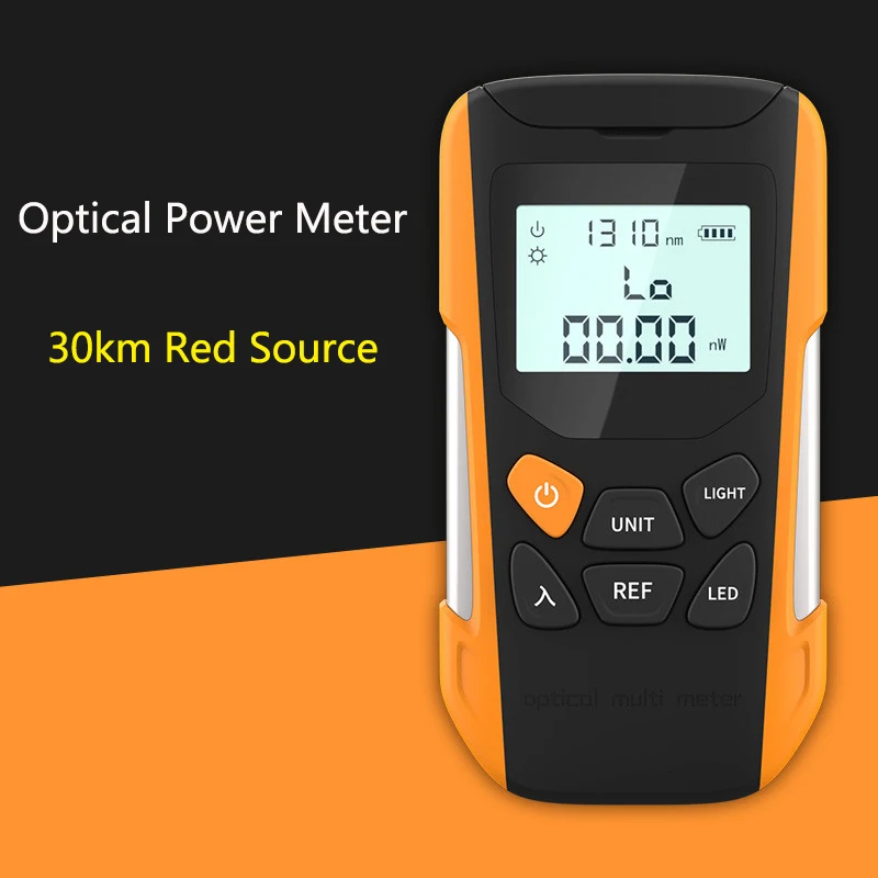 High-precision Optical Power Meter Red Light Red Light Fiber Pen 30 Km Built-in Lithium Battery Attenuation Tester Light Source