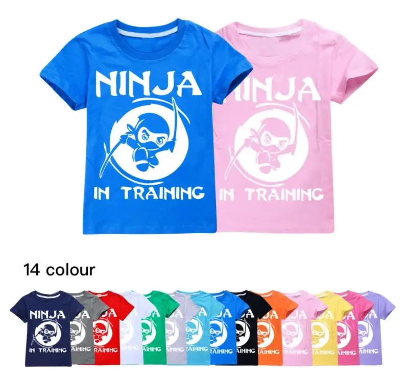 Летние Детские хлопковые футболки косплей топ шпионского ниндзя футболка с