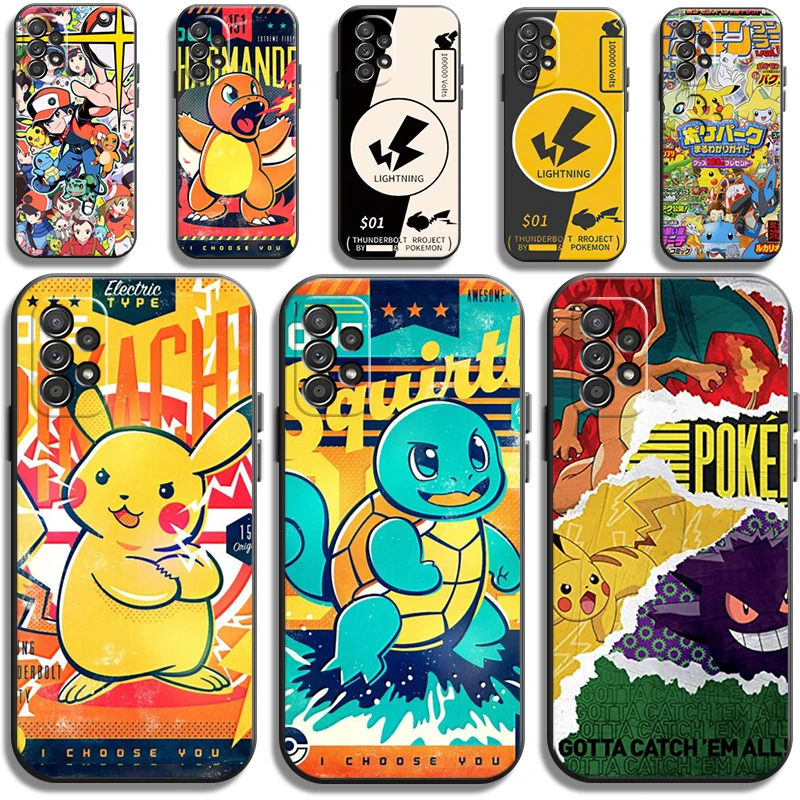 

Pokemon Pikachu Bandai Phone Cases For Samsung Galaxy S20 FE S20 Lite S8 Plus S9 Plus S10 S10E S10 Lite M11 M12 Carcasa Funda