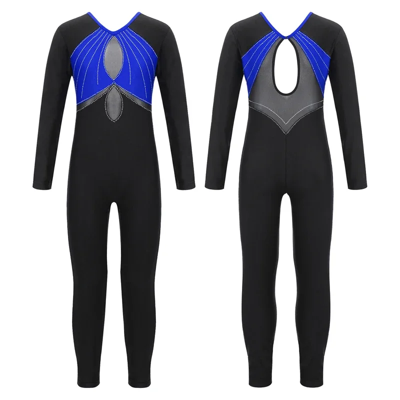 Детский балетный трико для девочек фигурное катание акробатика гимнастический