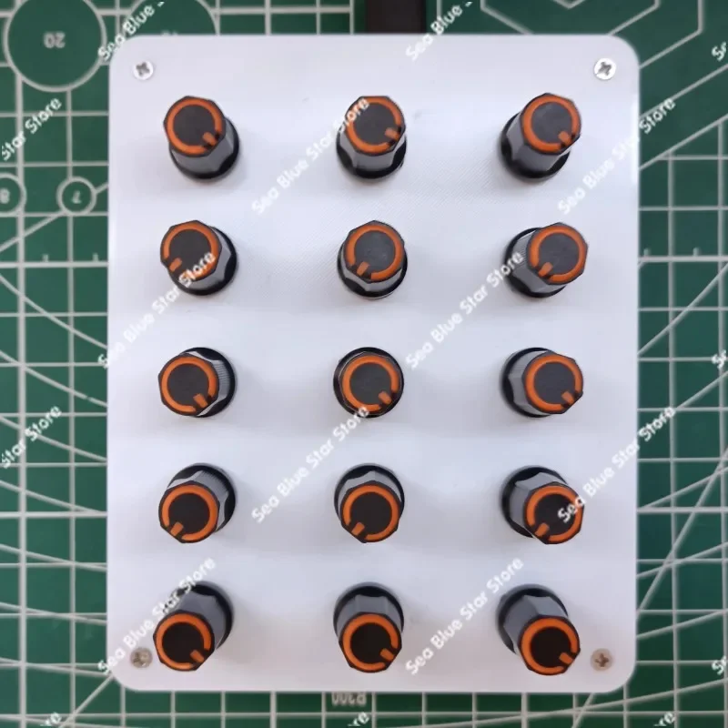 Контроллер MIDI с 15 настраиваемыми ручками, USB-C интерфейсом, поддержкой CC-сигналов, регулировкой громкости и программным обеспечением для музыкального хостинга (art.: 3920d96046300) - 3920d96046300