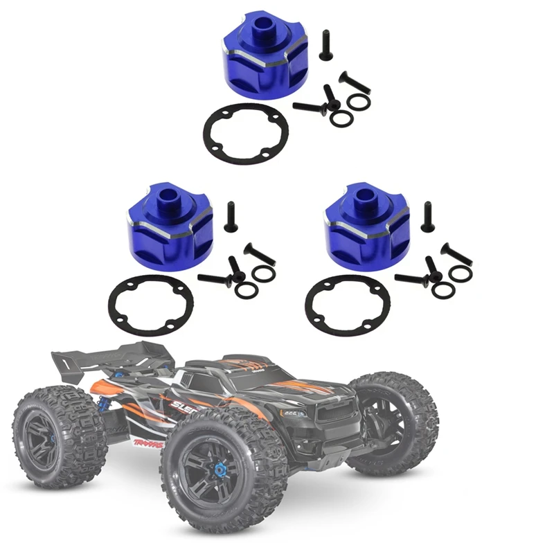 3 шт. алюминиевый дифференциал для радиоуправляемых автомобилей