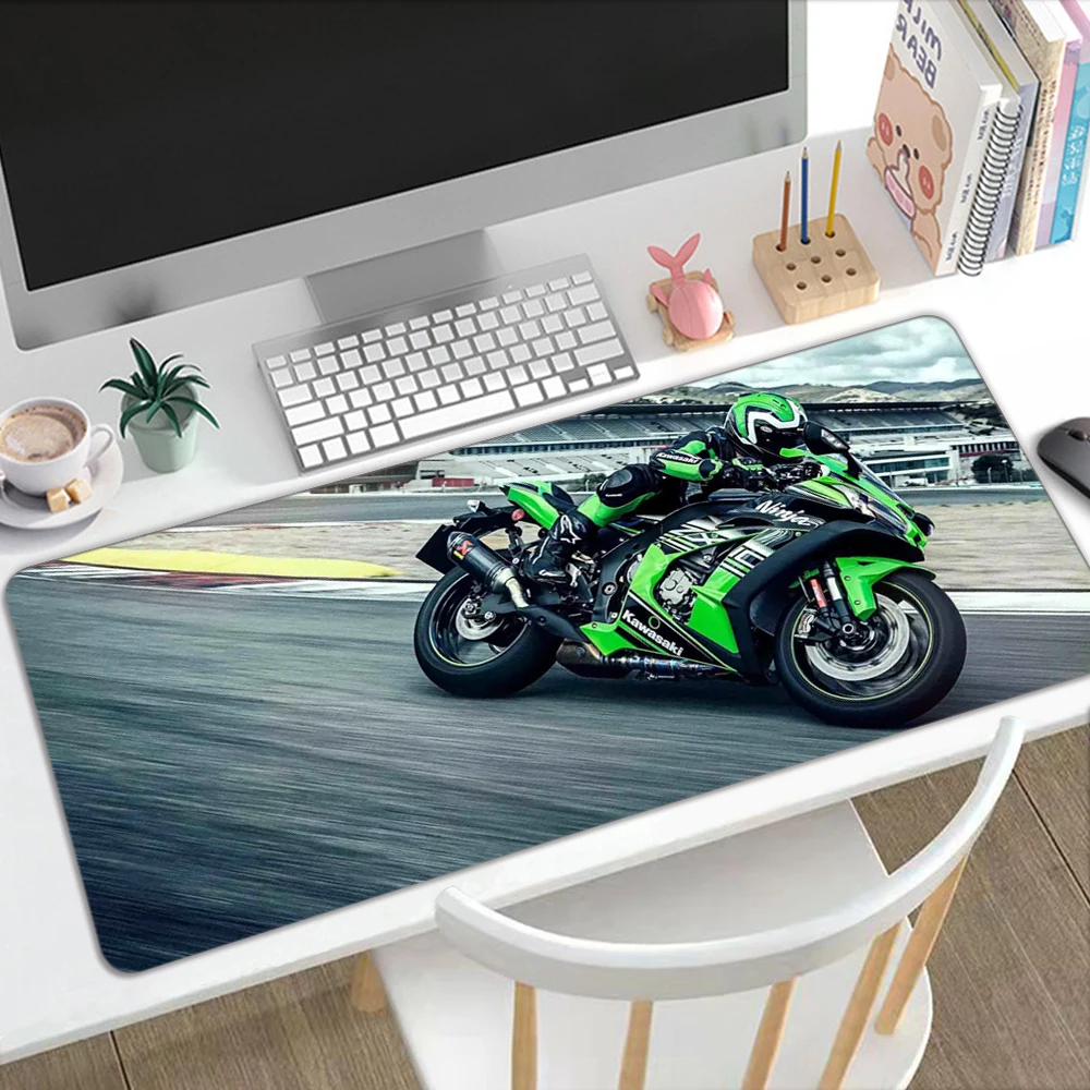 Kawasaki Mousepad Mouse Gaming Pad Mouse Pc Gamer Rug Computer Mat Deskmat Mausepad Office Carpet Keyboard Keycaps Table Pads 3d