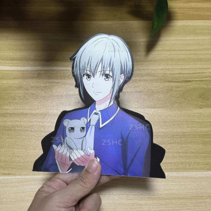 

Аниме корзина с фруктами Souma Yuki, наклейка на движение, водонепроницаемые наклейки для автомобиля, чемодана, ноутбука, холодильника, стены и т. Д., игрушка в подарок