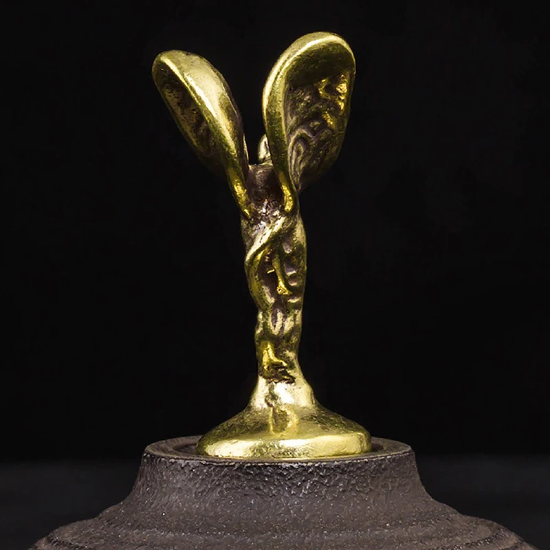 Винтажный мини-трофей позолоченные фигурки маленькая статуя человека винтажные