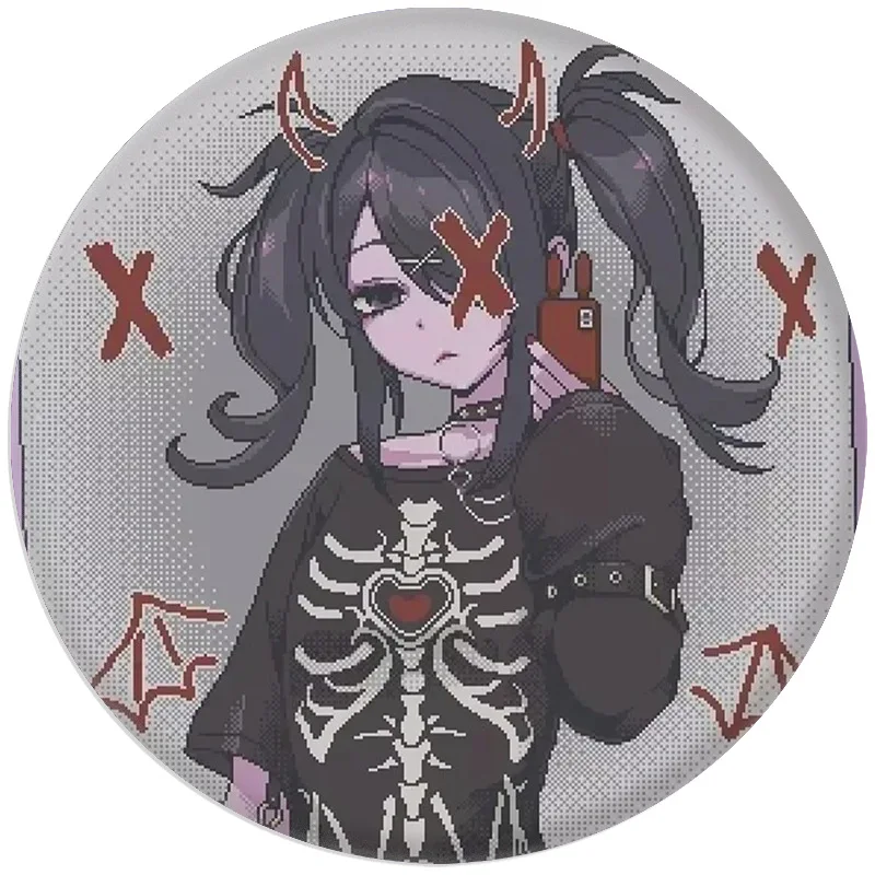 Аниме Needy Girl Overdose Pin милый персонаж мультфильм брошь значок для рюкзака