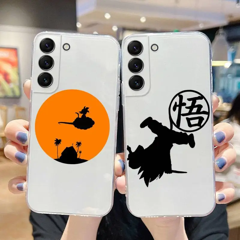 

Anime Son Goku Kid Dragon Ball Toys Phone Case For Samsung Galaxy S22 S21 Ultra S20 S30 FE S8 S9 S10 5G Plus Lite Soft Cover