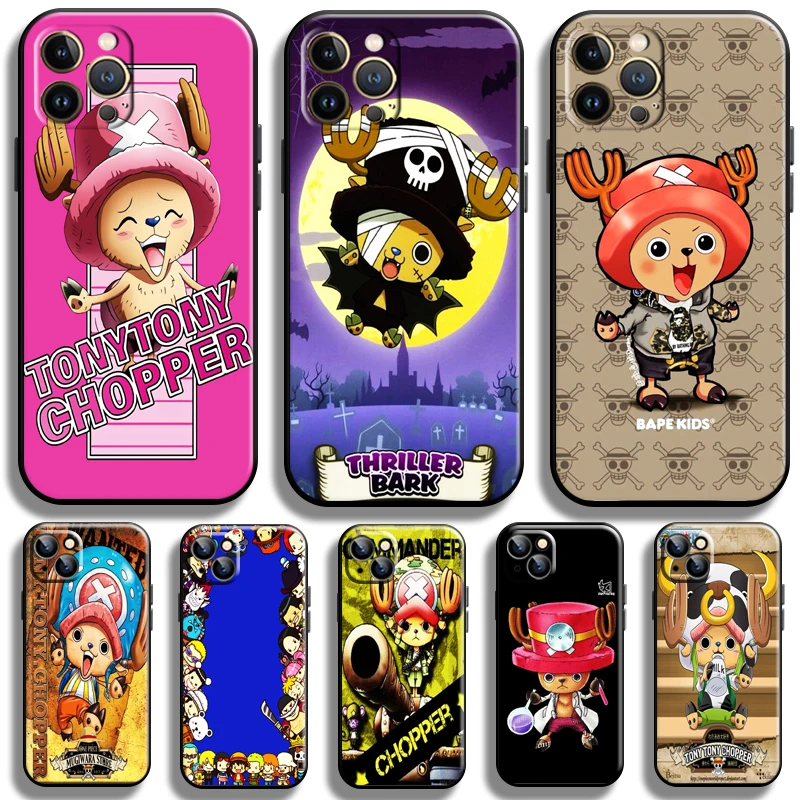 

Tony Tony Chopper ONE PIECE For Apple iPhone 13 12 11 Pro Max 12 13 Mini X XR XS Max SE 6 6S 7 8 Plus Phone Case Silicone Cover