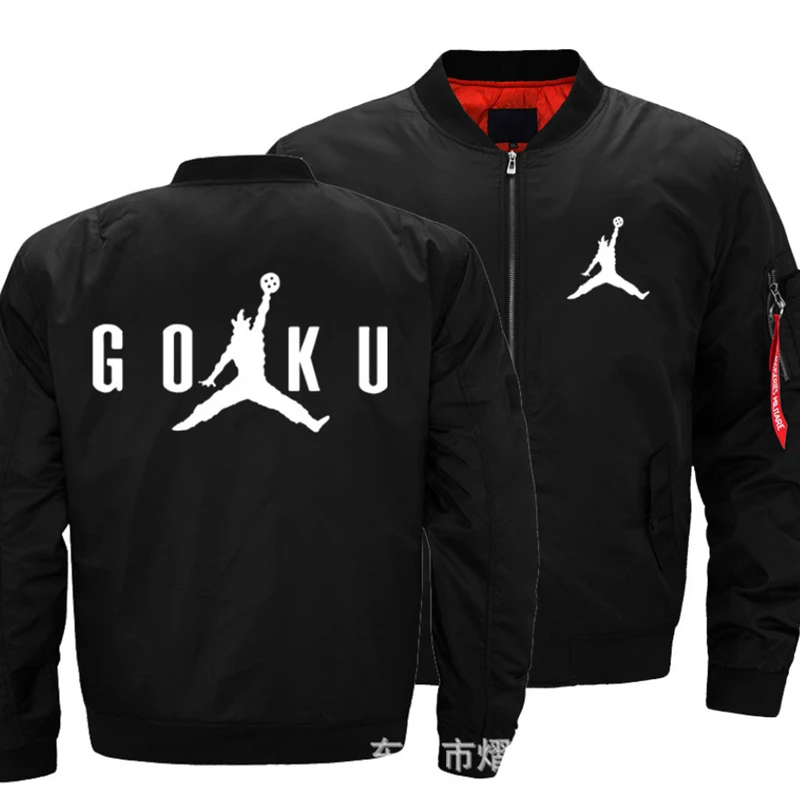 

2022NEW Flight Flying Jacket Winter thicken Warm Zipper Men Jackets GOKU Men's Casual Coa