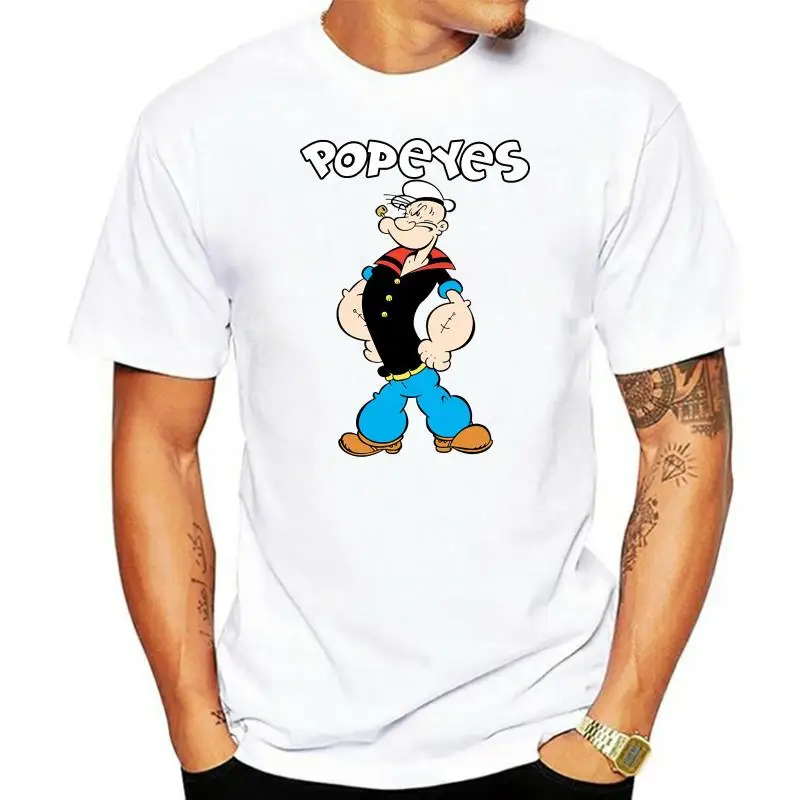 New Stylefunny T Shirts Popeyes 2022 Fashion Tshirt Men Shirt Loose Cotton T-shirts For Cool Tops