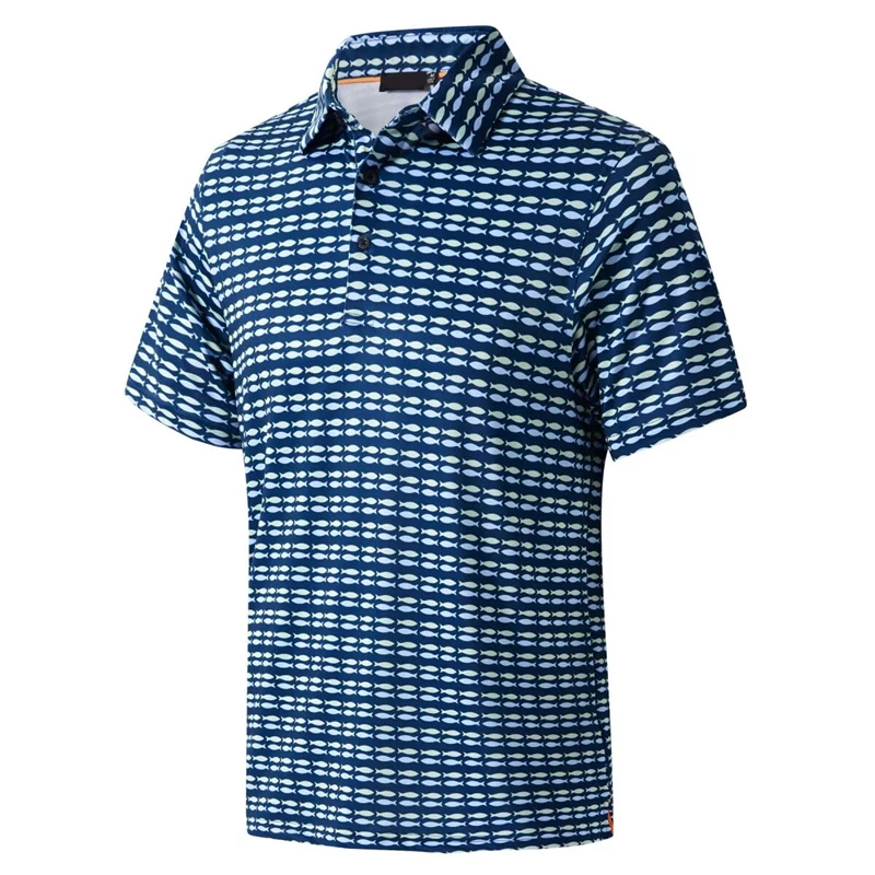 Фото Flower Tree Leaf 3D Printed Casual Polo Shirt For Men Hawaii Vacations Oversized Short Sleeves T-shirt Summer Trend Lapel Tops №4