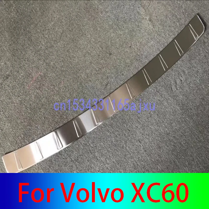 

Rear Bumper Trunk Door Sill Welcome Pedal Protector Guard Cover Trims Stainless Steel Car styling For Volvo XC60 2018 2019 2020