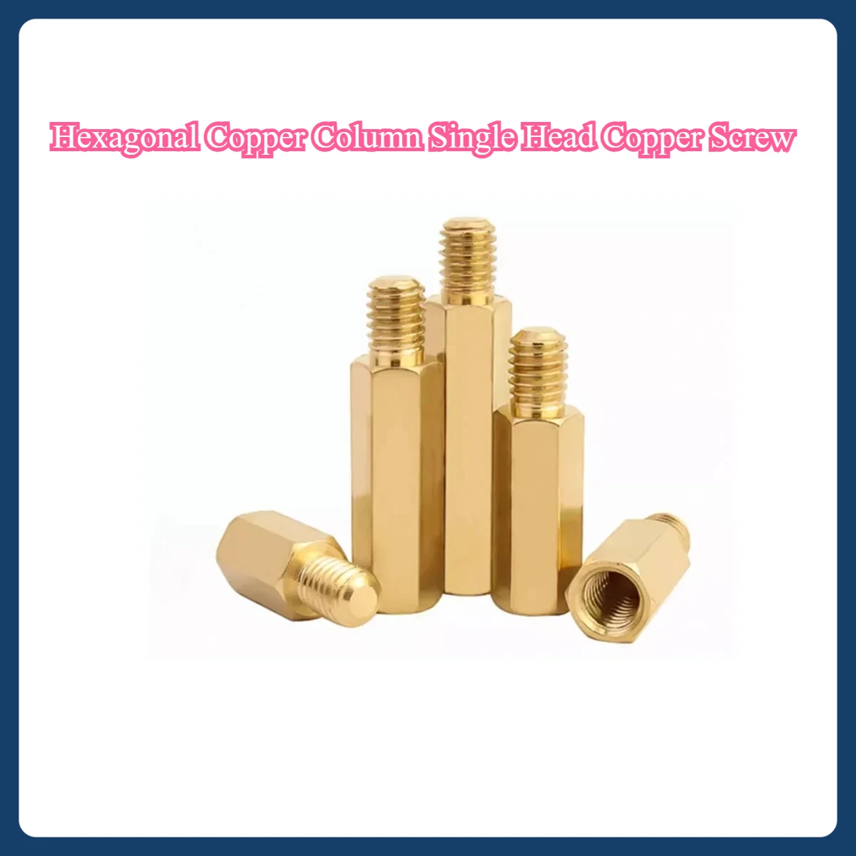 

Шестиугольная медная колонна, медный винт с одной головкой/винт для материнской платы компьютера, изоляционная колонна M2M2.5M3M4M5M6M8