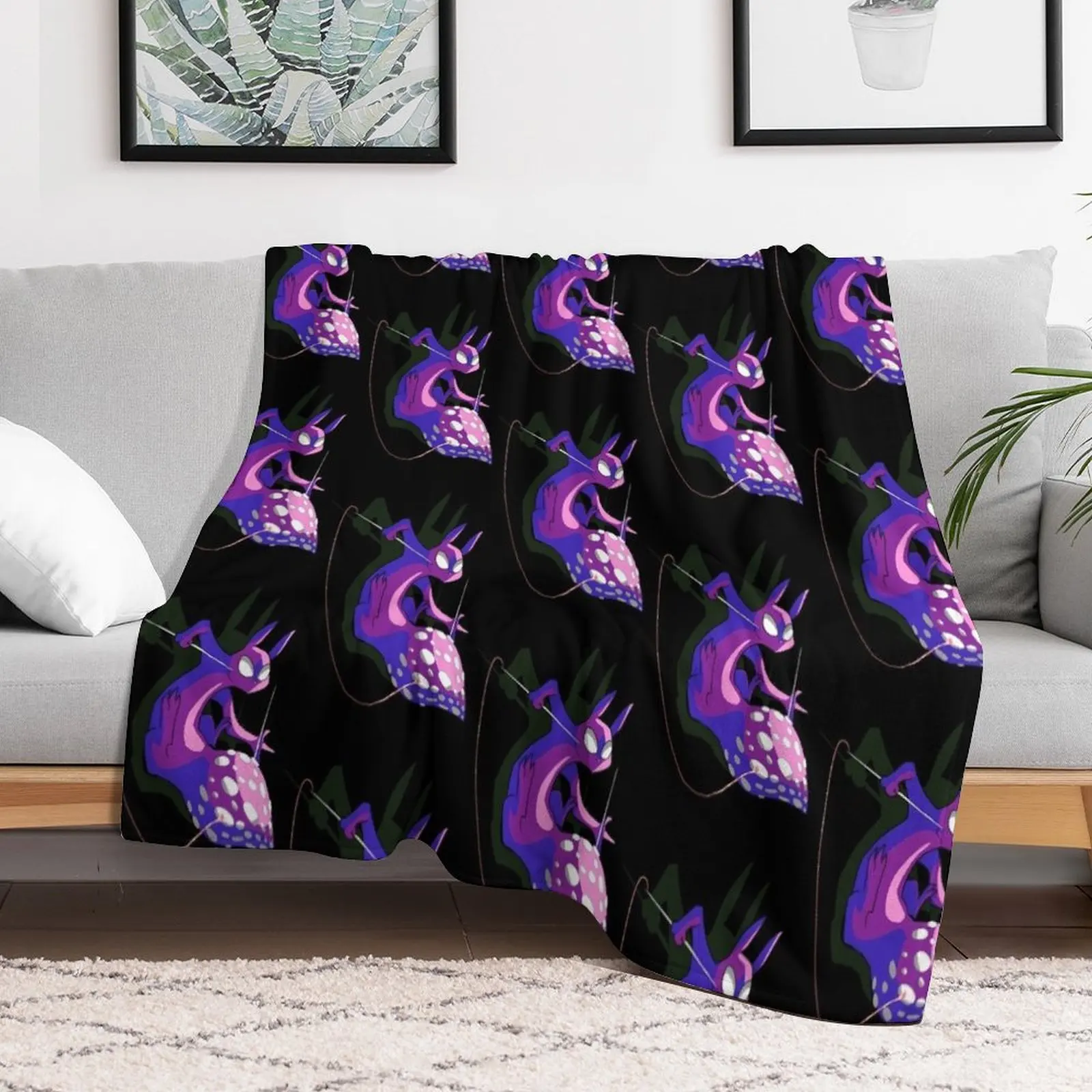 Одеяло Rain World Downpour Slugcat Spearmaster декоративное одеяло красивые мягкие клетчатые