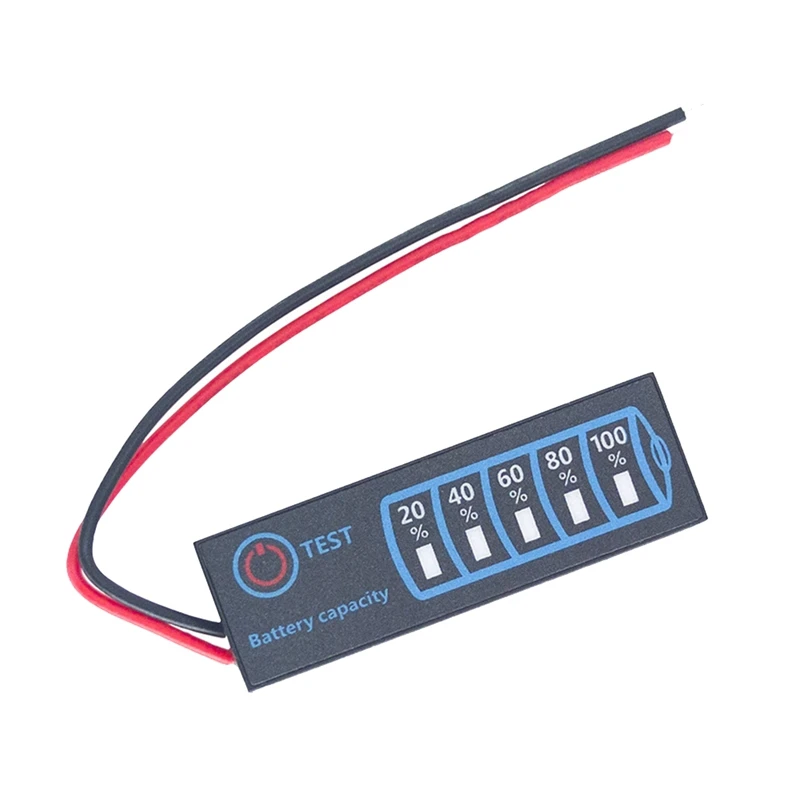

Lithium Battery/Iron Lithium/Lead-Acid Battery Group Power Percentage Indicator Board DC5-30V Battery Power Indicator
