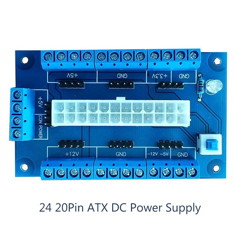 ПК 24/20-контактный блок питания постоянного тока ATX адаптер модуля коммутационной