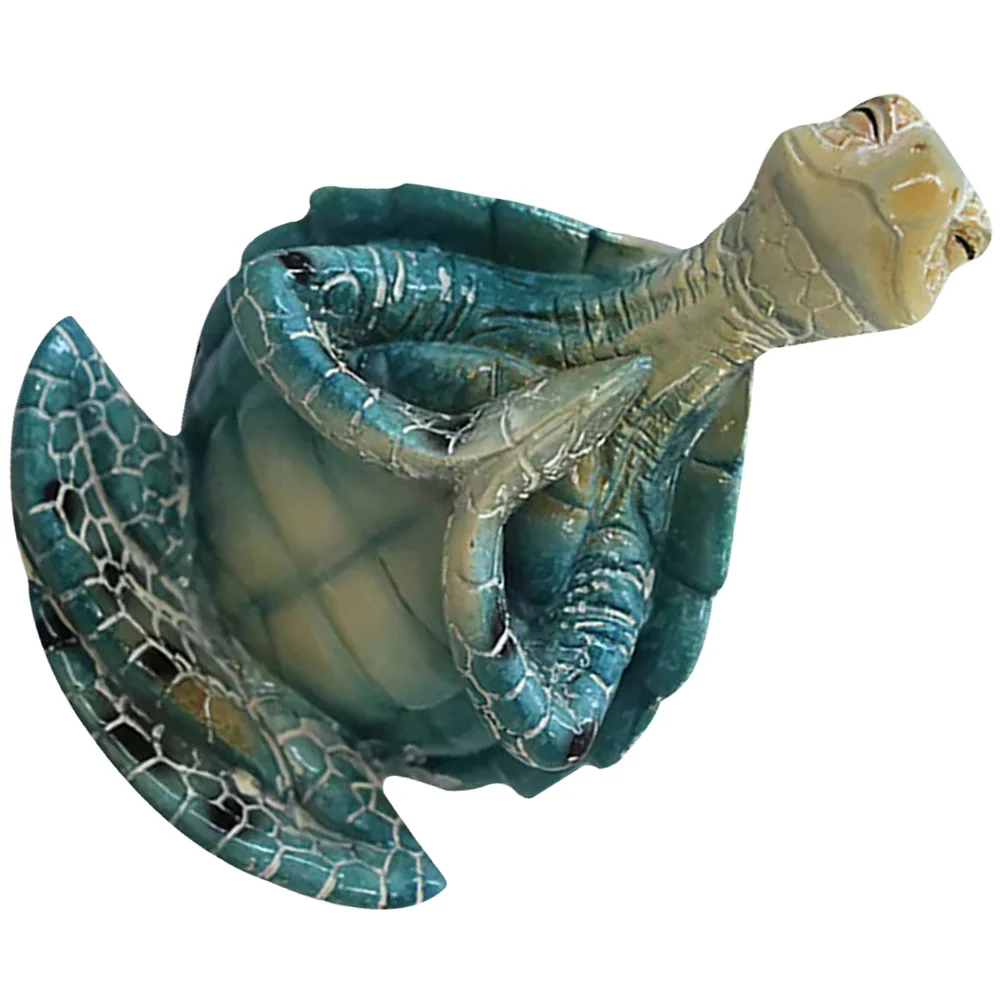 

Resin Turtle Ornament Animals Tortoise Accessories Cake Decorationatingations Lawn Decorative Seaside Sculptures Home