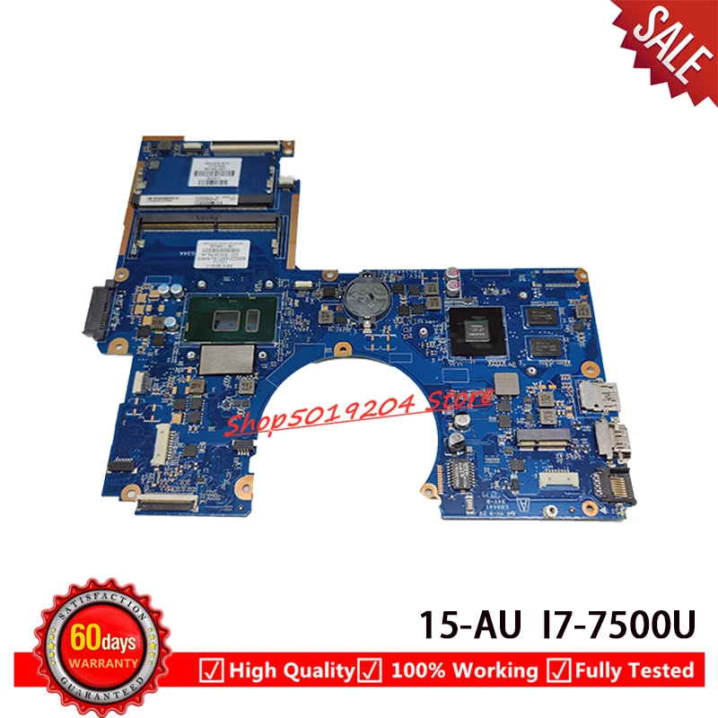 

Для HP Pavilion 15-AU TPN-Q172 Материнская плата ноутбука DAG34AMB6D0 901581-601 907409-001 901581-001 материнская плата W/ I3-7100U GT940MX 2 Гб