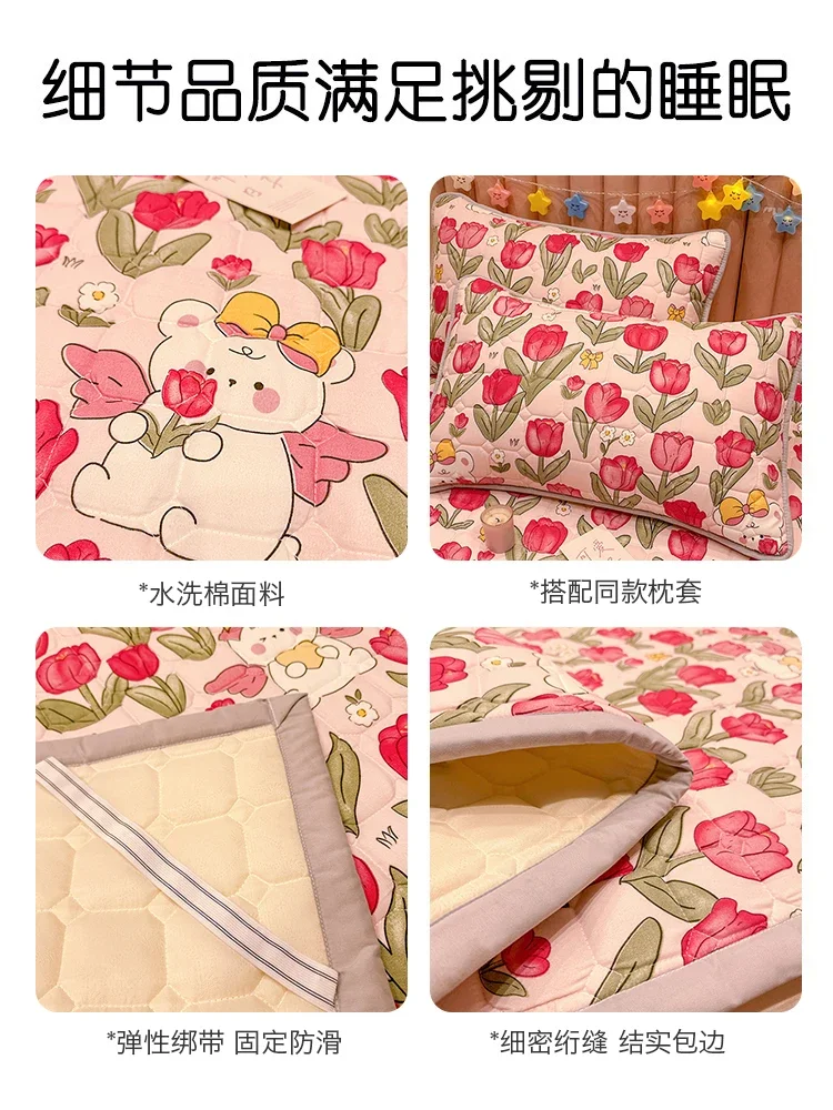 Летние защитные коврики Ximengsi матрасы мягкие подушки бытовые одинарные и двойные