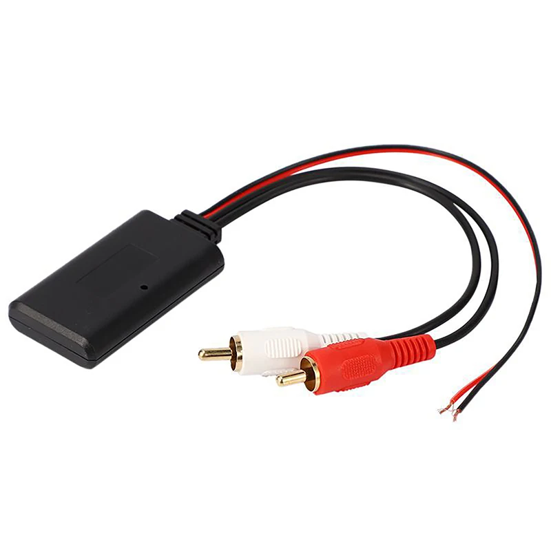 

Автомобильный Универсальный беспроводной Bluetooth модуль музыкальный адаптер Rca Aux аудио кабель стерео 2RCA беспроводной