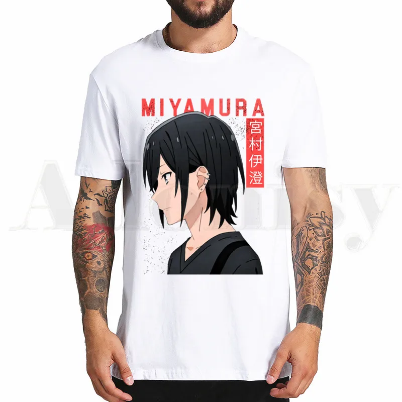 

Japanese Horimiya Hori San To Miyamura Kun Summer New 90 's Short Sleeve Print Clothing Men's T-Shirt Harajuku Graphic Clothing