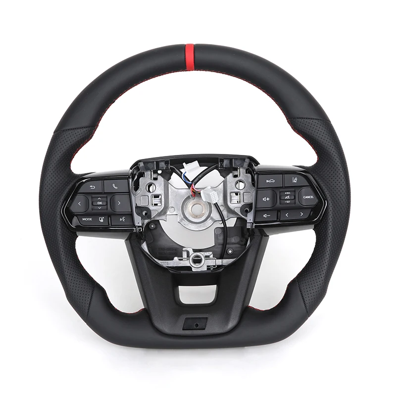 Фото Кожаный руль GR Sport Volante для Toyota Landcruiser 79 серии LC200 LC300 LC 300 Prado 150 Hilux 4runner GR 4 Runner №1