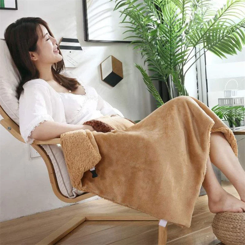 

Machine Washable Electric Blanket USB Warm Bed Heater Thermal Electric Mattress Soft Heating Blanket Home Office Warmer Carpet