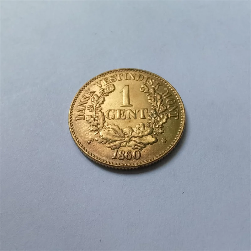 

Копия бронзовой монеты Фредерика VII 1860 года