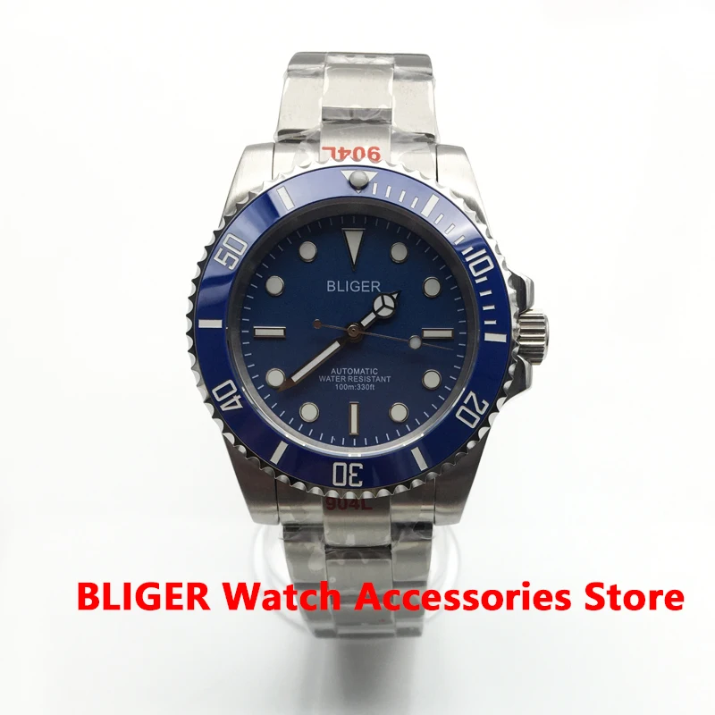 

Bliger NH35A PT5000 mingzhu 2813 miyota 8215 automatic men's watch 40mm sports watch mechanical watch sapphire glass watch