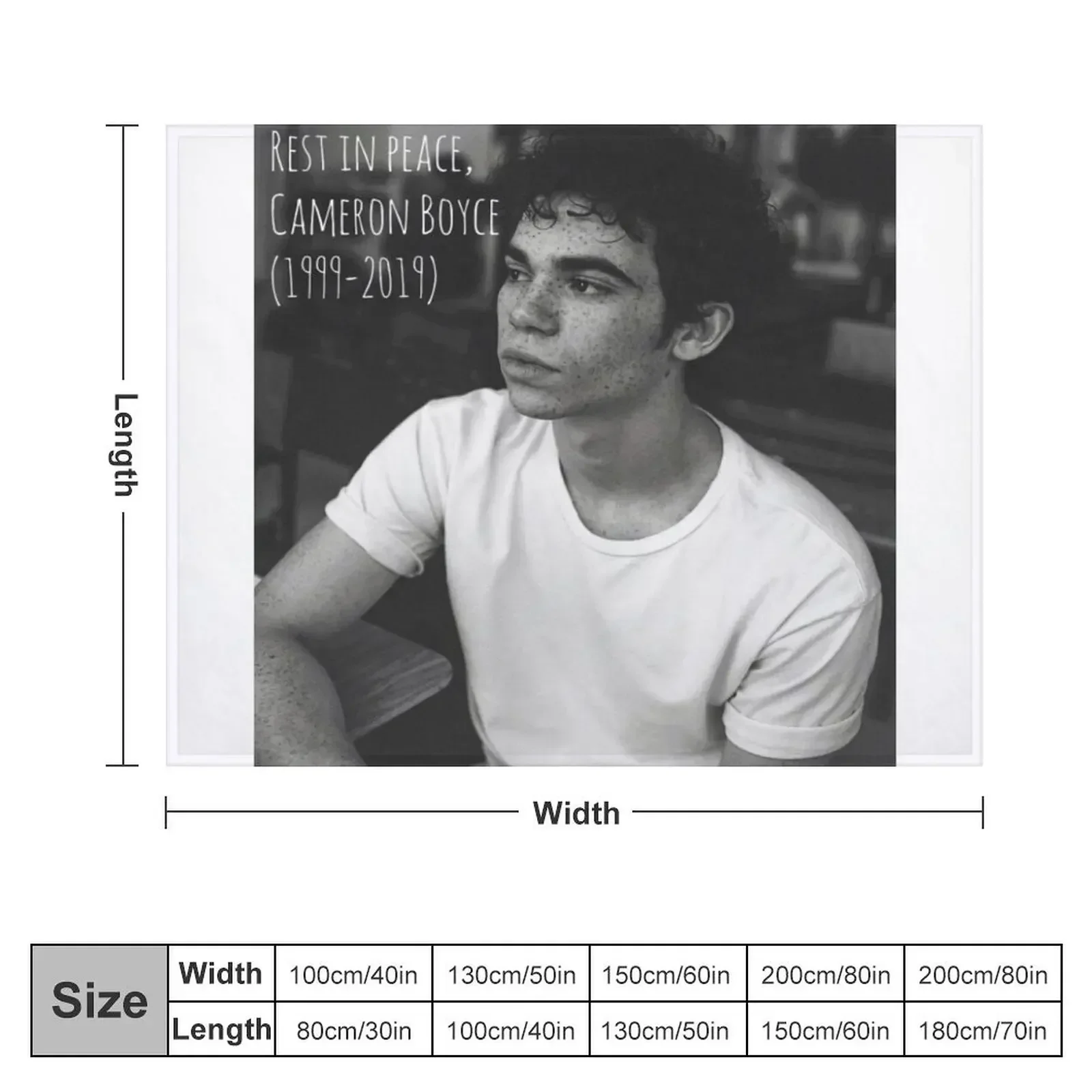 Cameron Boyce одеяло мягкие искусственные большие одеяла