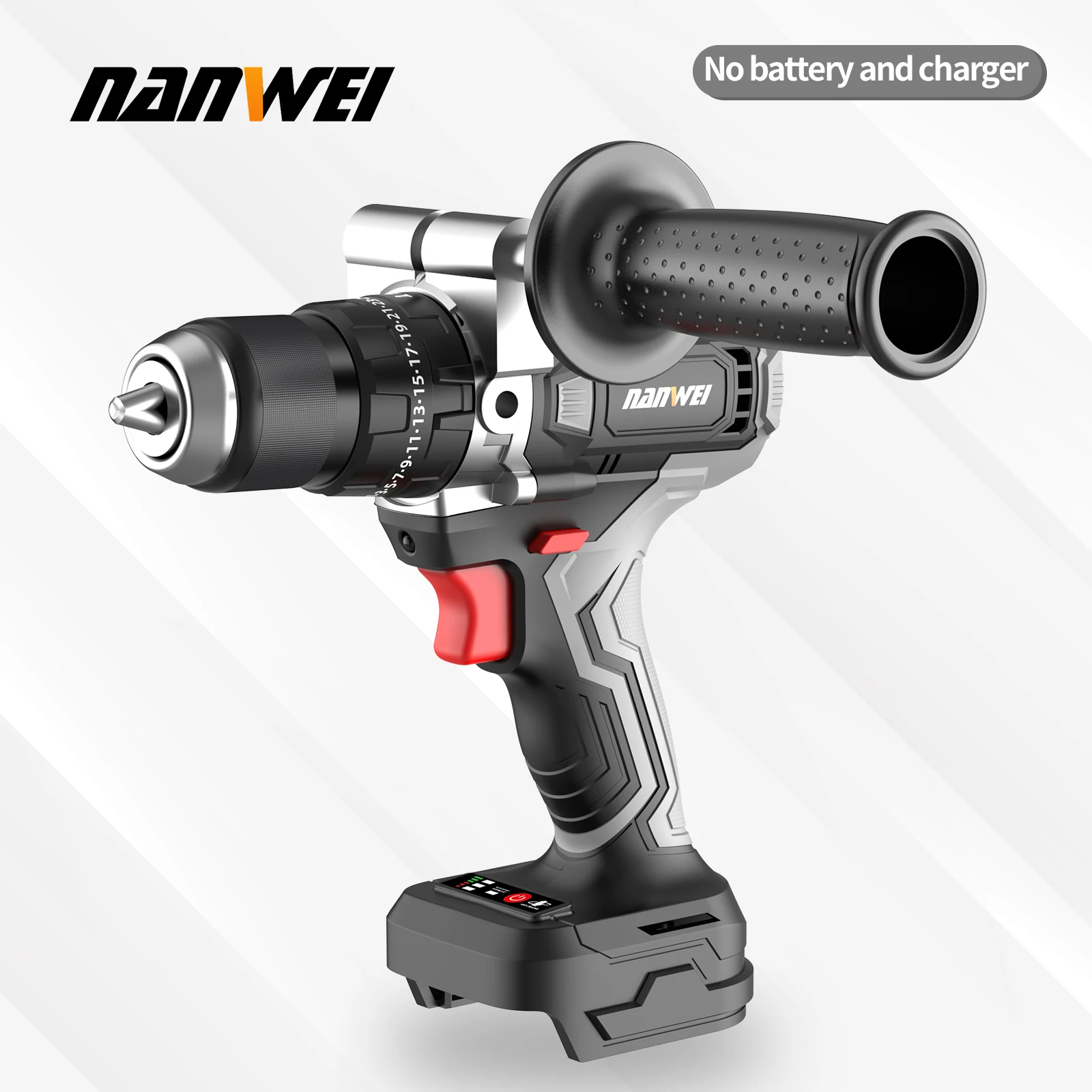 NANWEI 120N.M Бесщёточная аккумуляторная электродрель