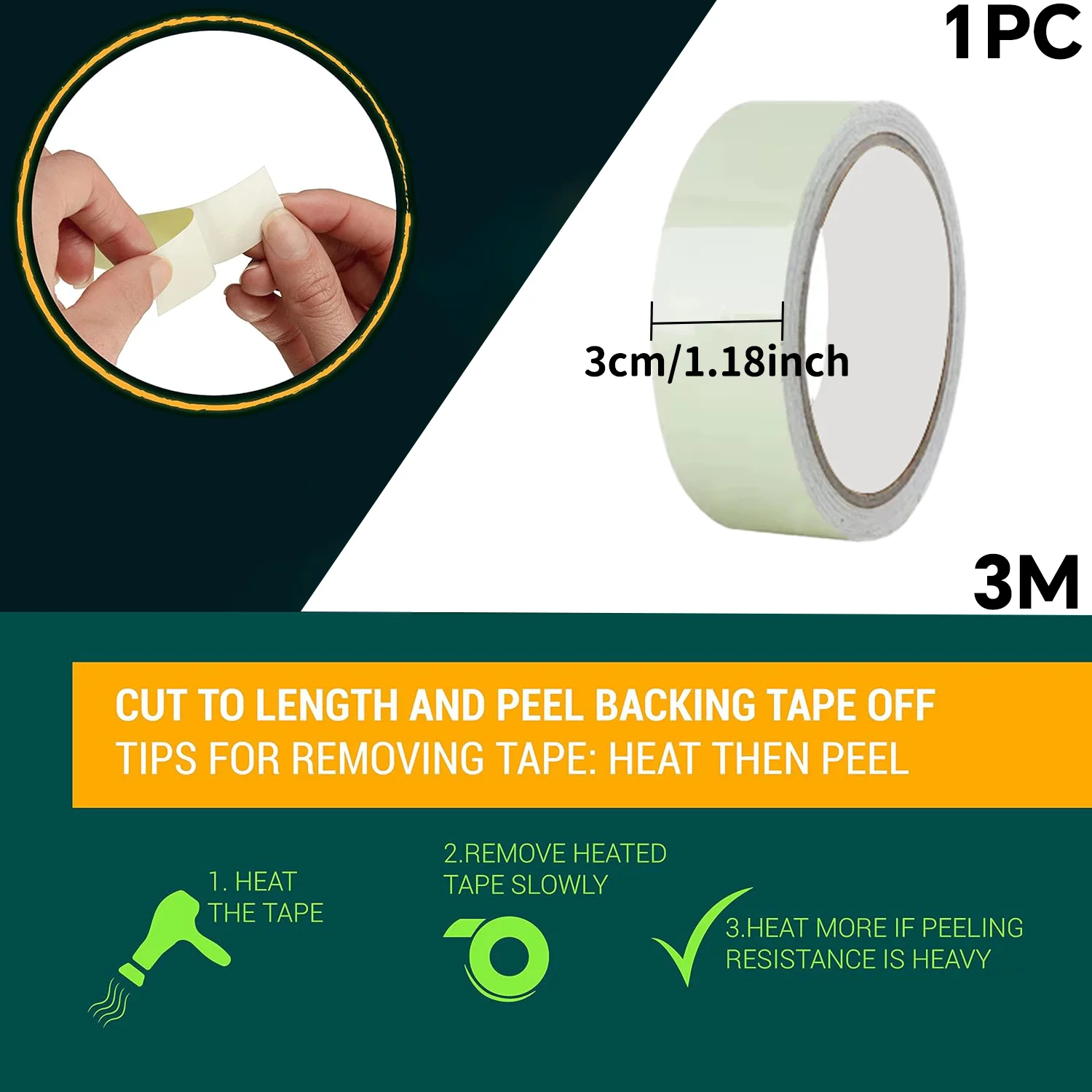 

Светящаяся лента 3M зеленая