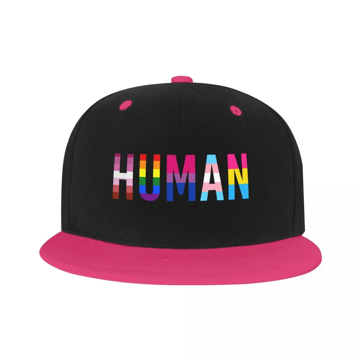 

Classic Unisex Rainbow Human Lgbt Baseball Cap Adult Lesbian Gay Pride Adjustable Hip Hop Dad Hat Women Men Sports