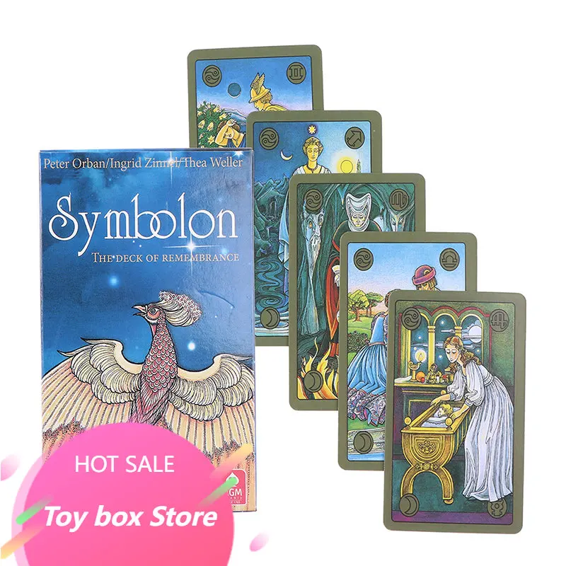 

Hot Symbolon Deck Oracle Cards Tarot Cards Party Prophecy Divination Board Game Gift