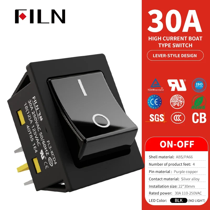 

Водонепроницаемый поворотный выключатель FILN 30A