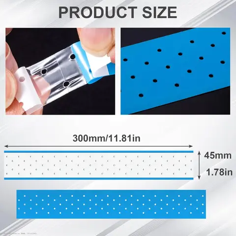 5 шт. двухсторонняя дышащая ультрафиксирующая кружевная лента для парика с отверстием, водонепроницаемая клейкая лента для наращивания волос для парика