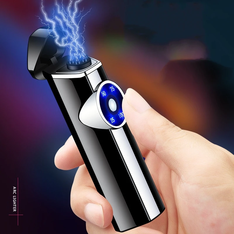 Led Display High-power Electric Lighter Creative Men's Gift
