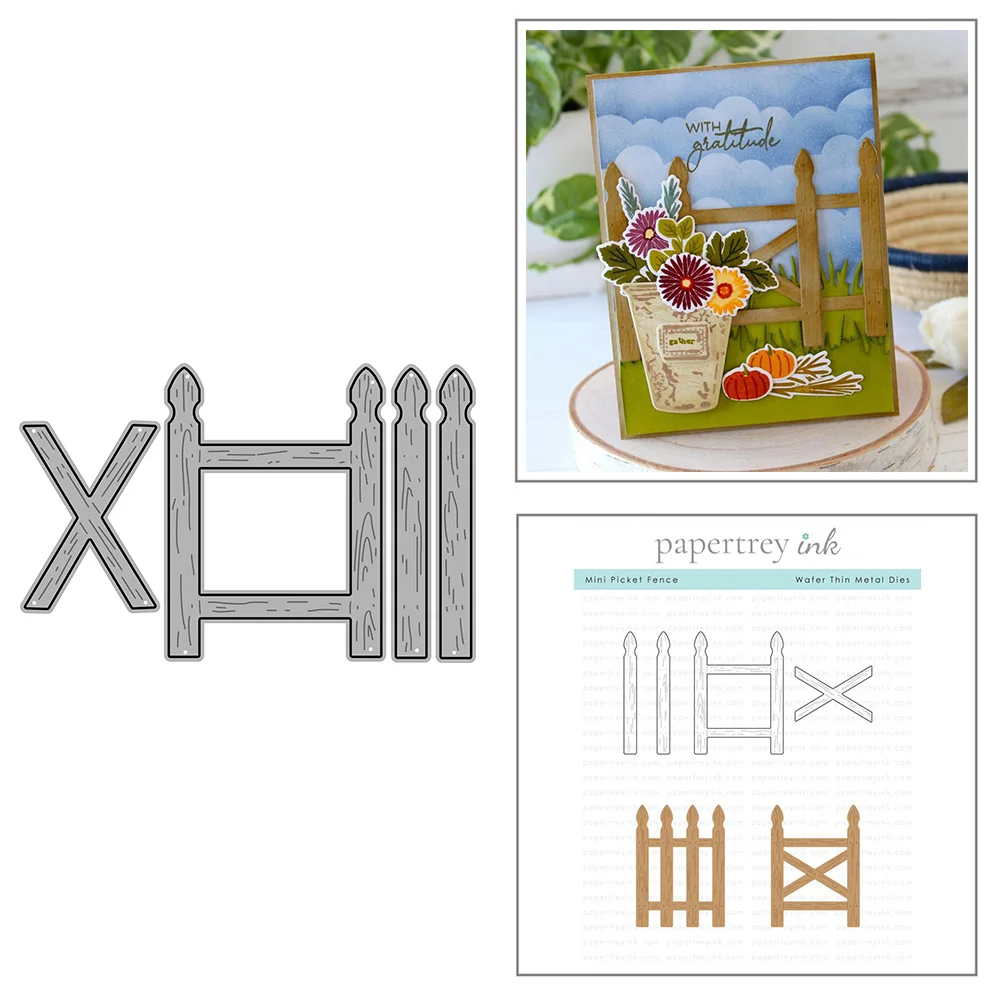 ła ramka ogrodzeniowa wykrojniki do metalu dla majsterkowiczów album scrapbookingu papierowa dekoracja kartek rzemiosło tłoczenie 2022 nowe