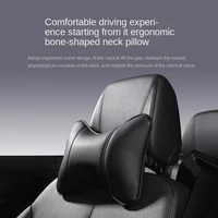 car headrest car pu leather bone pillow four seasons available neck pillow car interior supplies wholesale car danny headrest