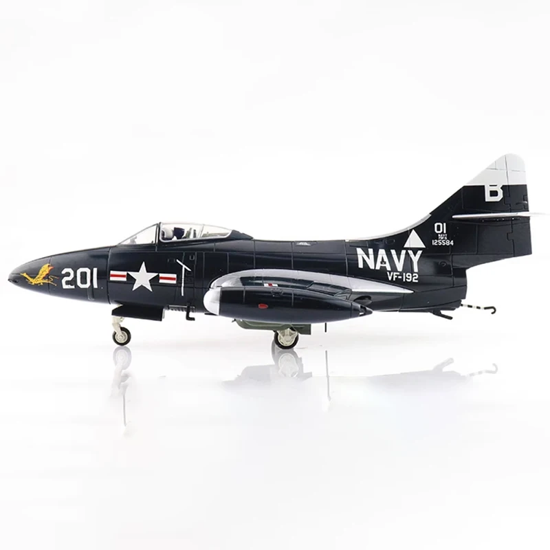 Литой под давлением масштаб 1:48 ВВС США F9F-5 леопардовый самолет военный боевой