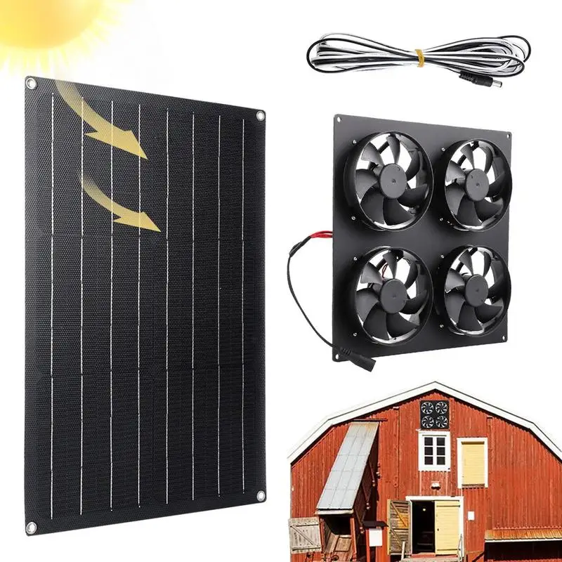 

Solar Panel Exhaust Fan Cost Saving Solar Powered Vent Fan Solar Exhaust Ventilation Fan For Greenhouse Chicken Coops Shed Dog
