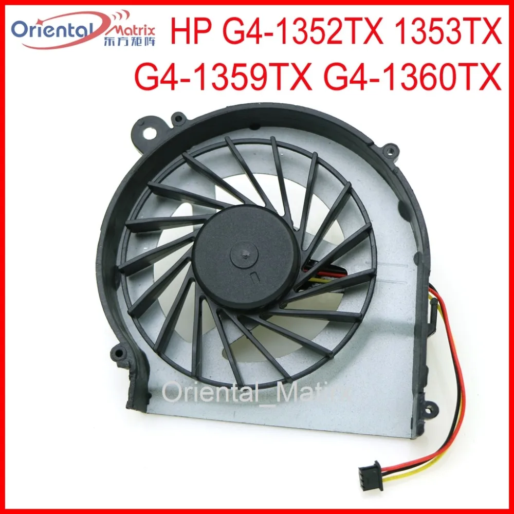

Бесплатная доставка DFS53/05MCOT FAB9 DC5V 0.50A 3Pin для HP g4-1352tx 1353tx g4-1359tx Вентилятор охлаждения процессора ноутбука