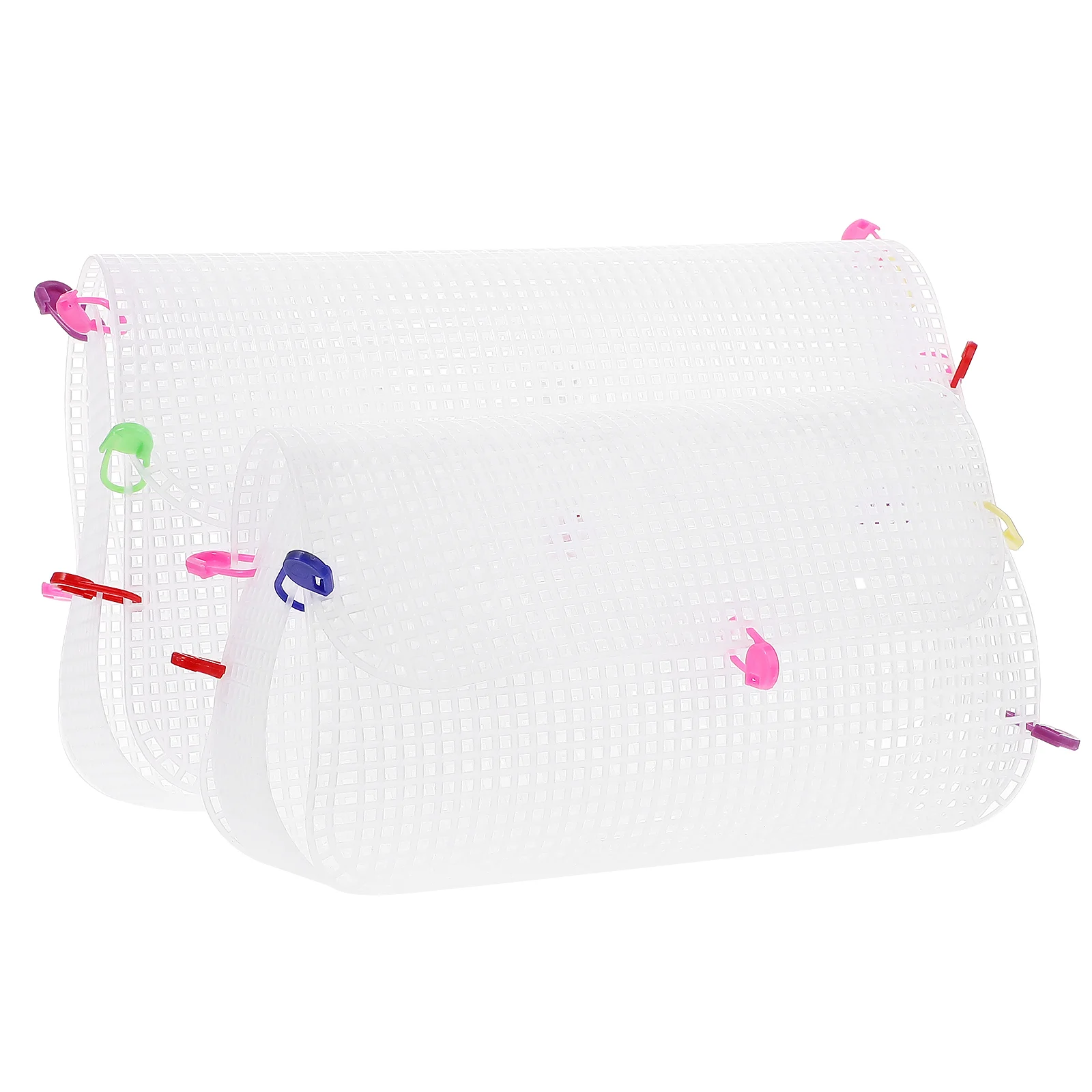 

Kitmesh Canvas Sheets Making Cross Woven Knitting Diy Hand Tool Sheethandbag Materials Crossbody Sewing Clear