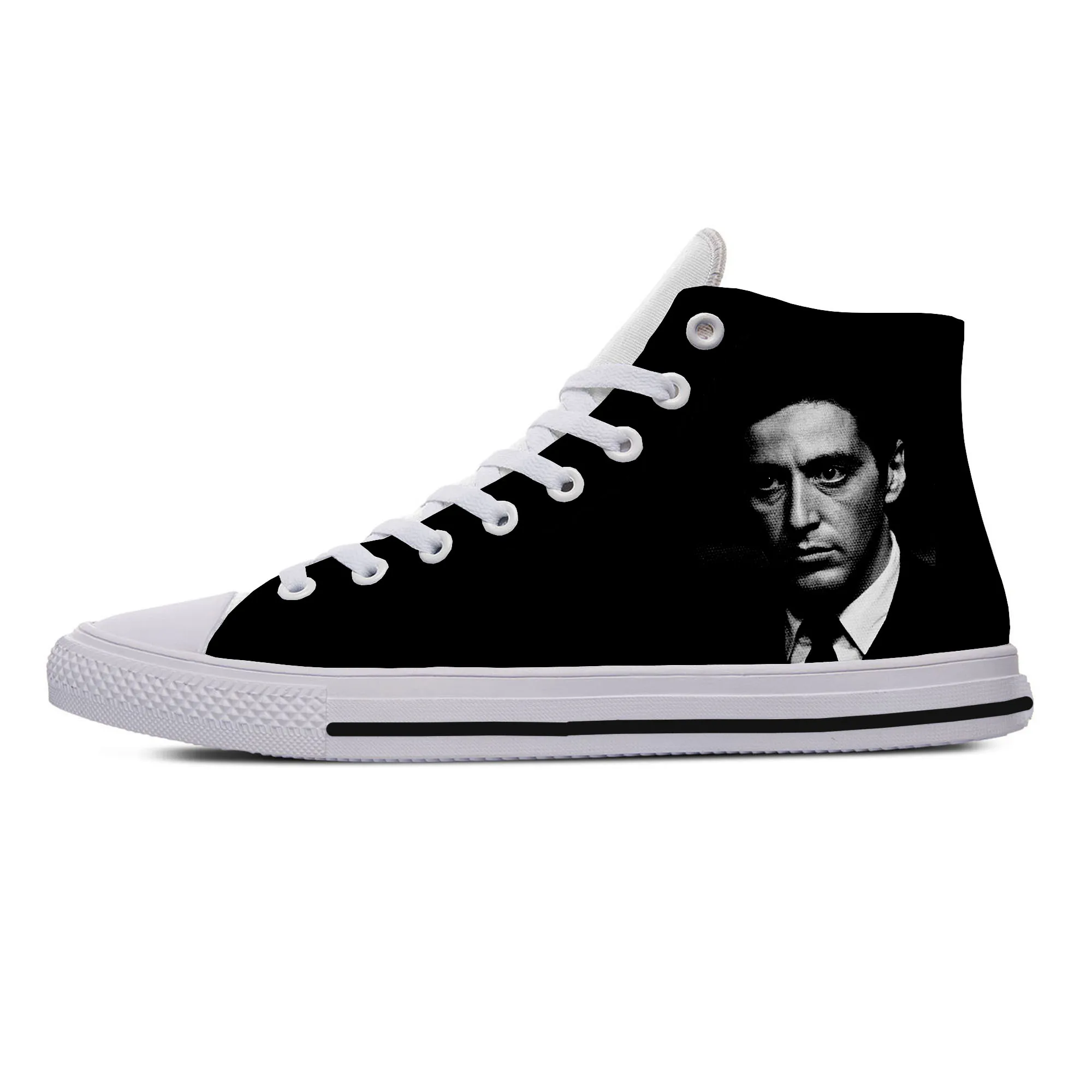 

Hot Cool Fashion Al Pacino High Sneakers Men Women High Quality Handiness Casual Shoes High Help Lightweight Classic Board Shoes