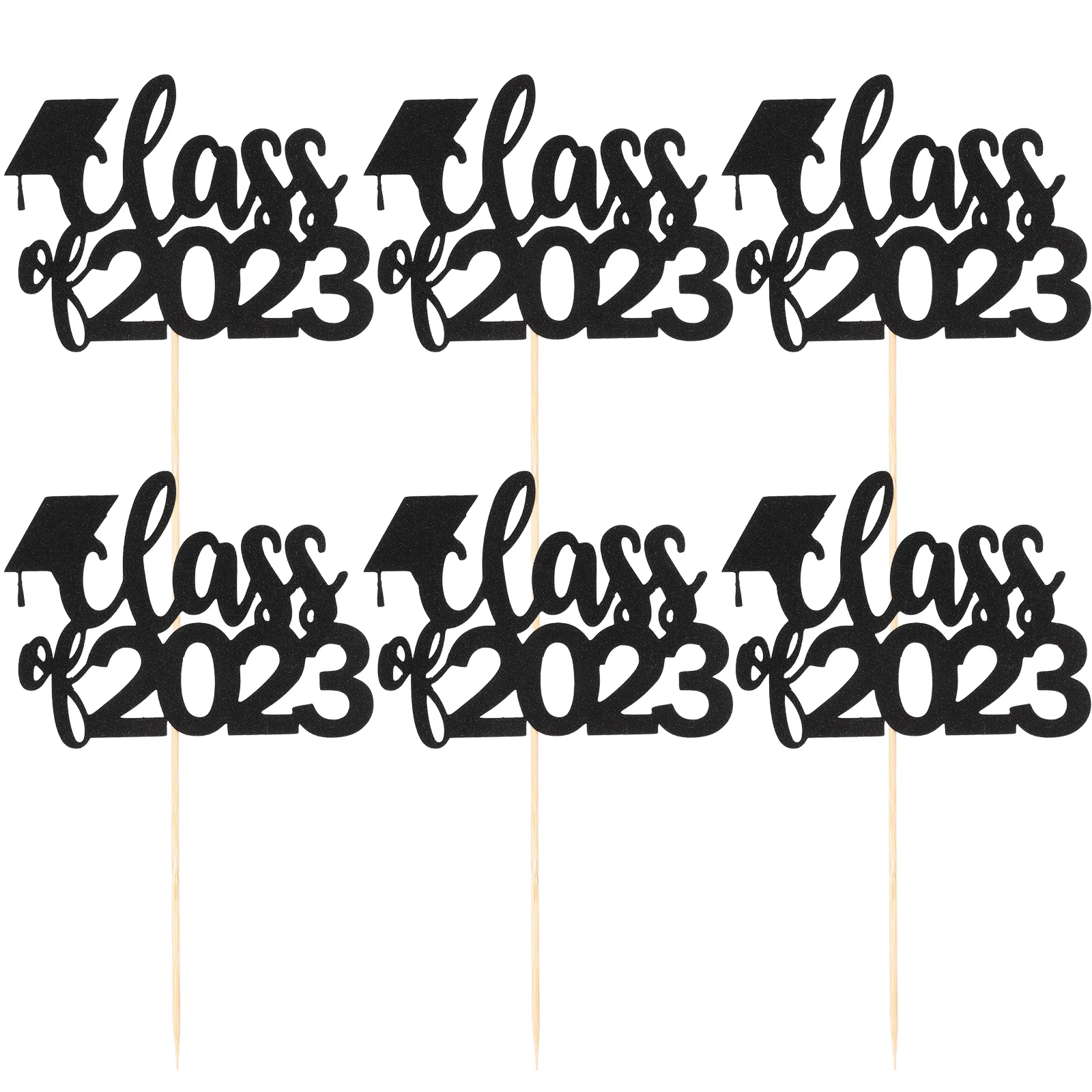 

Graduation Cupcake Picks Grad Party Toppers Decorations Cake Dessert Ornamentscap Favors Appetizer Mini Topper Pick Congrats