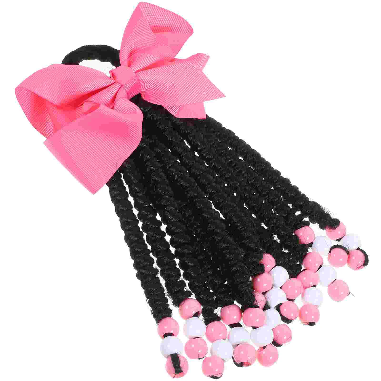 

Synthetic Ponytail Extension Braided Women Hair Extensions Braids Beaded Wigs
