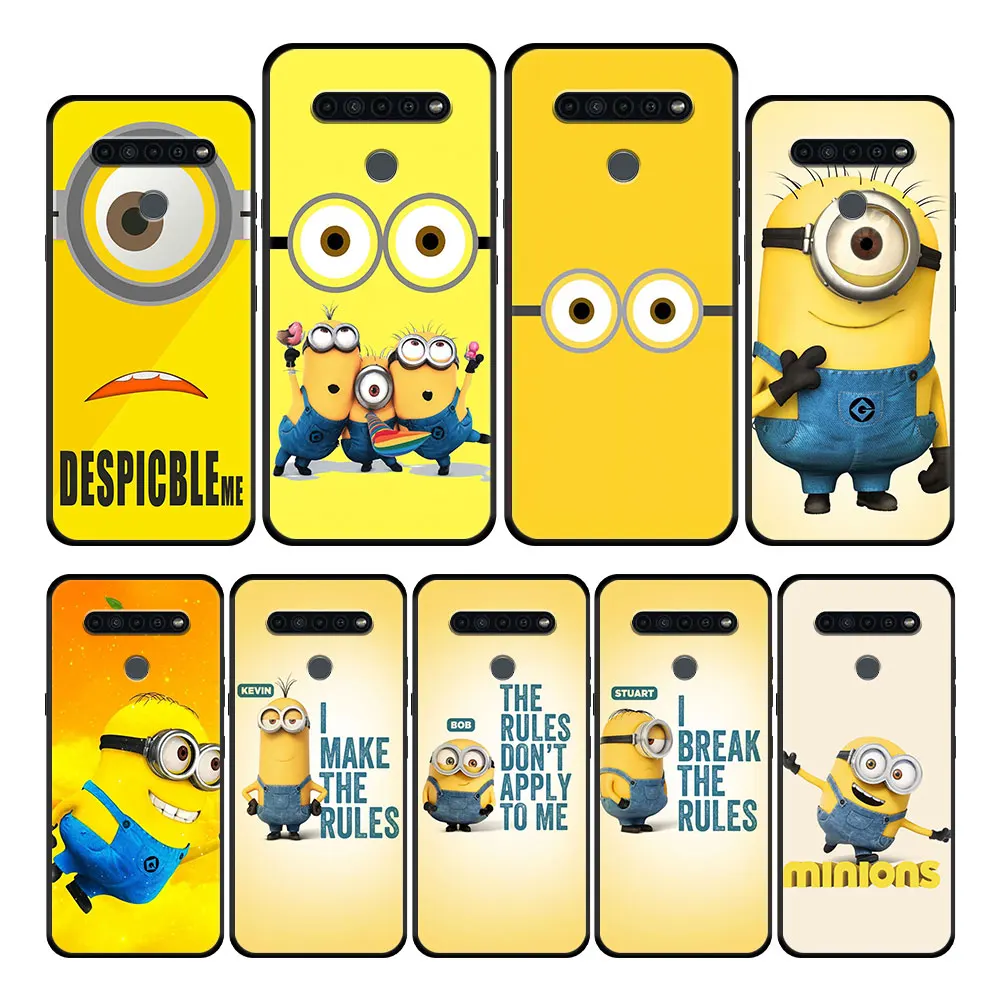 

Matte Silicone Case Cover for LG G8 ThinQ K41s Q61 K42 G7 K50 K61 K62 K71 K51s K92 5G Q52 K50s Despicable Me Minions Movie Cell
