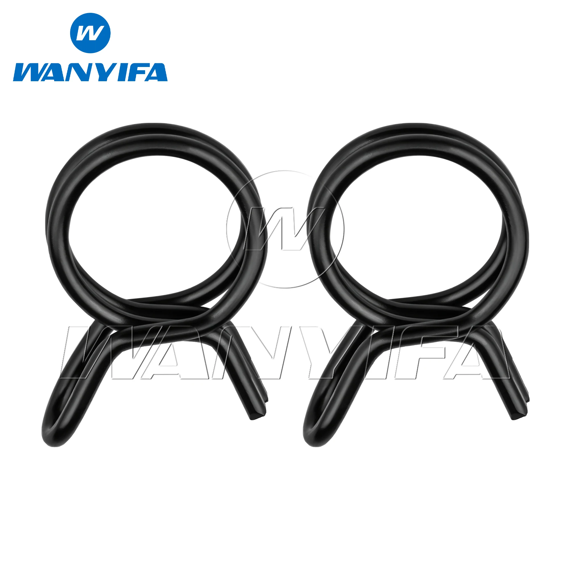 Wanyifa Титановые хомуты для шлангов 2 шт., 9,8 мм