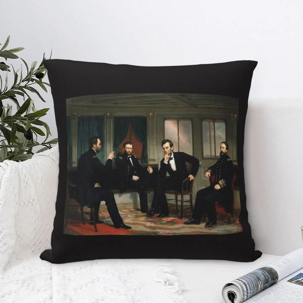 Павлицы — наволочка Лидерса Союза Гражданской войны на подушке